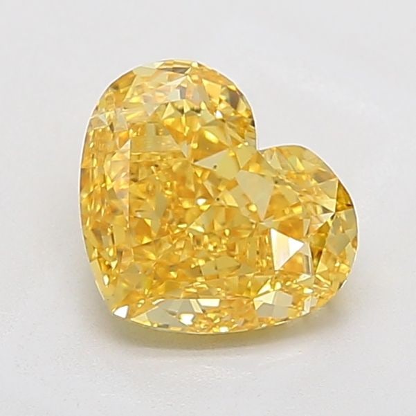 Loose Diamond - HEART 2.54ct Fancy Intense Brownish Yellow VS2: Loose Diamond - HEART 2.54ct Fancy Intense Brownish Yellow VS2 Source: This is a real non-mined Diamond that has been grown in a lab Shape: HEART Carats: 2.54 Color: Fancy Intense Brownish Yellow Cert