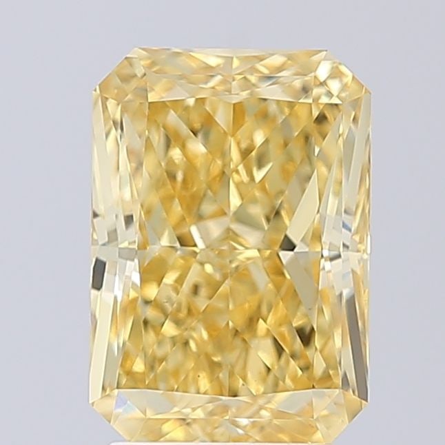 Loose Diamond - RADIANT 3.53ct Fancy Intense Yellow VVS2: Loose Diamond - RADIANT 3.53ct Fancy Intense Yellow VVS2 Source: This is a real non-mined Diamond that has been grown in a lab Shape: RADIANT Carats: 3.53 Color: Fancy Intense Yellow Certification: IG