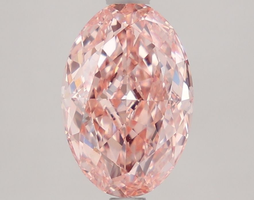 Loose Diamond - OVAL 2.6ct Fancy Vivid Pink VVS2: Loose Diamond - OVAL 2.6ct Fancy Vivid Pink VVS2 Source: This is a real non-mined Diamond that has been grown in a lab Shape: OVAL Carats: 2.6 Color: Fancy Vivid Pink Certification: IGI Video:
