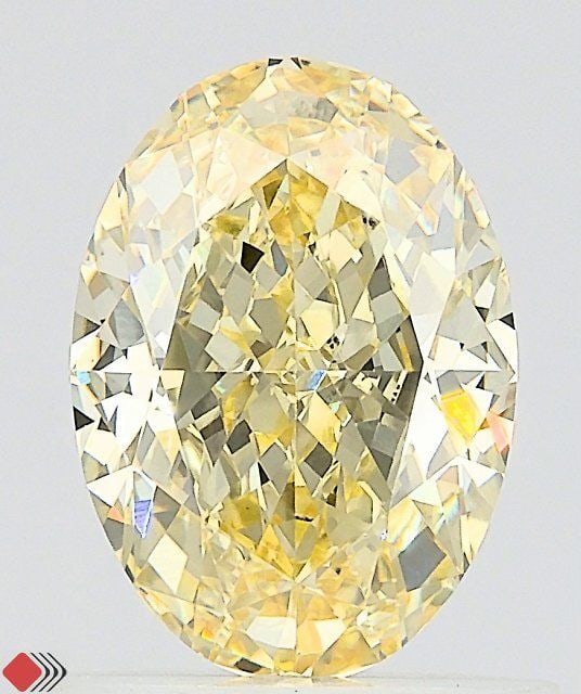 Loose Diamond - OVAL 1.07ct Fancy Yellow VS1: Loose Diamond - OVAL 1.07ct Fancy Yellow VS1 Source: This is a real non-mined Diamond that has been grown in a lab Shape: OVAL Carats: 1.07 Color: Fancy Yellow Certification: IGI Video: