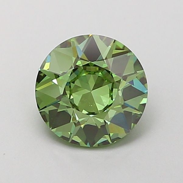 Loose Diamond - ROUND 1.05ct Fancy Vivid Green VS1: Loose Diamond - ROUND 1.05ct Fancy Vivid Green VS1 Source: This is a real non-mined Diamond that has been grown in a lab Shape: ROUND Carats: 1.05 Color: Fancy Vivid Green Certification: NONE Video: