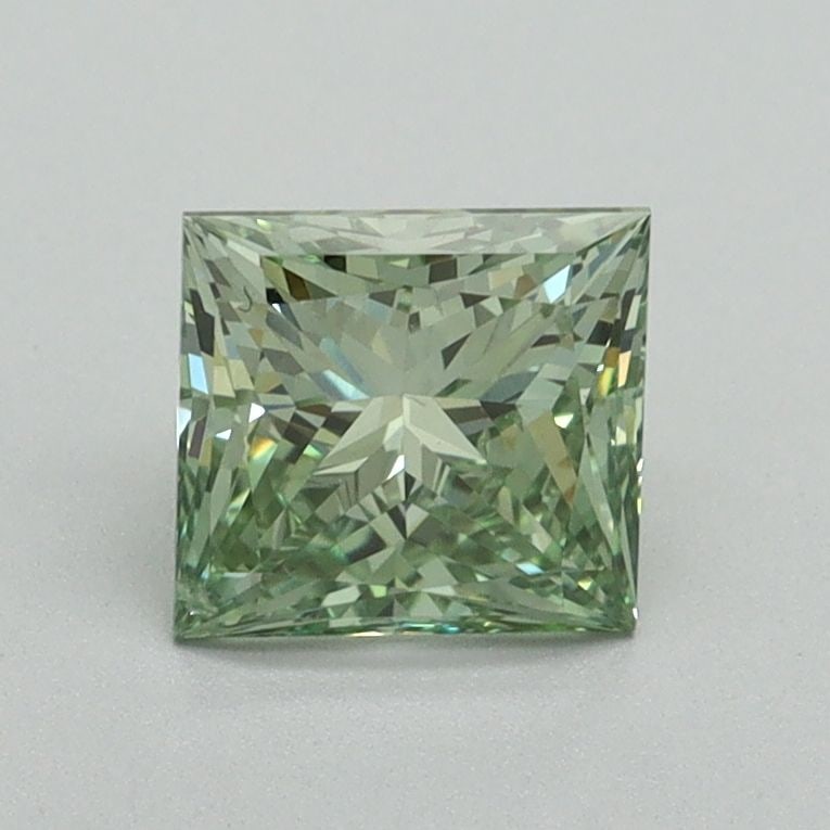 Loose Diamond - PRINCESS 1.07ct Fancy Vivid Green SI1: Loose Diamond - PRINCESS 1.07ct Fancy Vivid Green SI1 Source: This is a real non-mined Diamond that has been grown in a lab Shape: PRINCESS Carats: 1.07 Color: Fancy Vivid Green Certification: IGI Vid