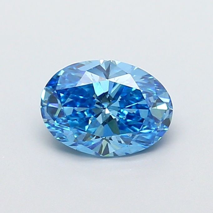 Loose Diamond - OVAL 1.04ct Fancy Vivid Blue VS2: Loose Diamond - OVAL 1.04ct Fancy Vivid Blue VS2 Source: This is a real non-mined Diamond that has been grown in a lab Shape: OVAL Carats: 1.04 Color: Fancy Vivid Blue Certification: IGI Video: Video