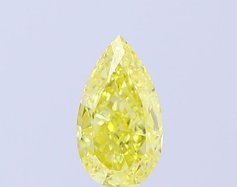 Loose Diamond - PEAR 1.03ct Fancy Vivid Yellow VVS2: Loose Diamond - PEAR 1.03ct Fancy Vivid Yellow VVS2 Source: This is a real non-mined Diamond that has been grown in a lab Shape: PEAR Carats: 1.03 Color: Fancy Vivid Yellow Certification: IGI Video:
