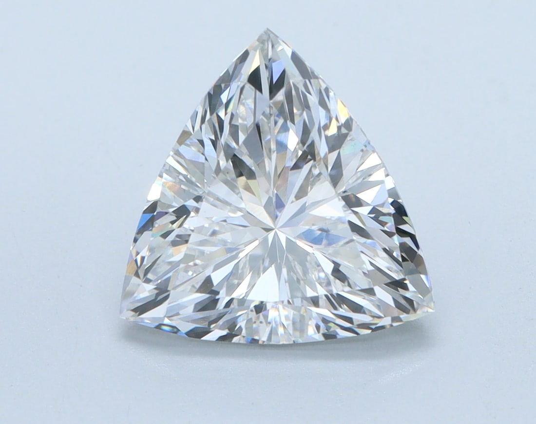 Loose Diamond - TRILLIANT 2.58ct E VS1: Loose Diamond - TRILLIANT 2.58ct E VS1 Source: This is a real non-mined Diamond that has been grown in a lab Shape: TRILLIANT Carats: 2.58 Color: E Clarity: VS1 Certification: IGI Condition: