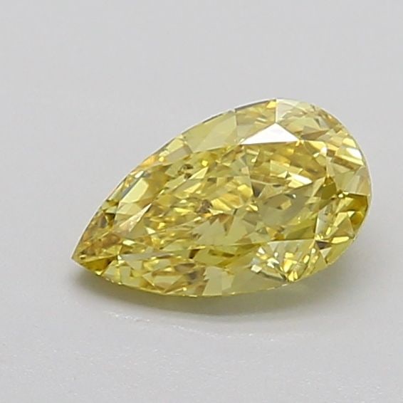 Loose Diamond - PEAR 0.92ct Fancy Vivid Yellow VS1: Loose Diamond - PEAR 0.92ct Fancy Vivid Yellow VS1 Source: This is a real non-mined Diamond that has been grown in a lab Shape: PEAR Carats: 0.92 Color: Fancy Vivid Yellow Certification: IGI Video: