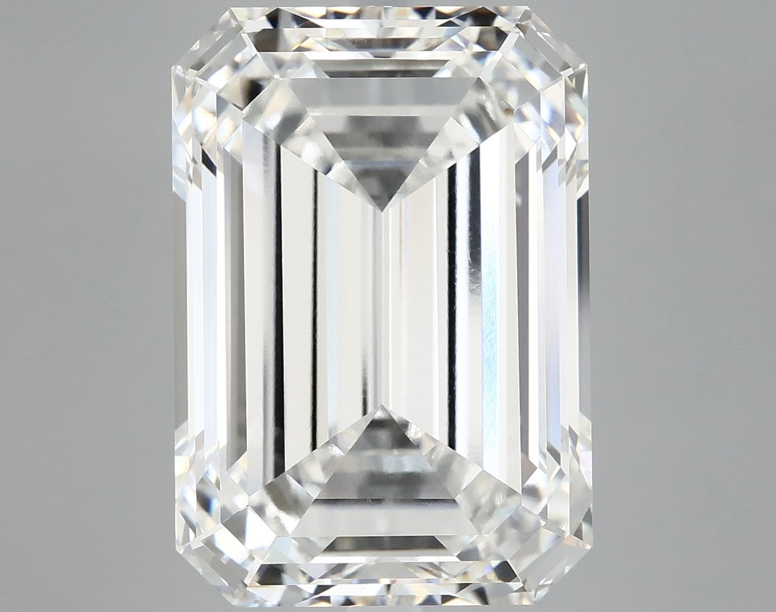 Loose Diamond - EMERALD 12.43ct E VS1: Loose Diamond - EMERALD 12.43ct E VS1 Source: This is a real non-mined Diamond that has been grown in a lab Shape: EMERALD Carats: 12.43 Color: E Clarity: VS1 Certification: IGI Condition: Pre-Owned P