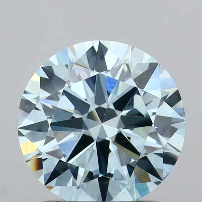 Loose Diamond - ROUND 1.42ct Fancy Intense Blue VS1: Loose Diamond - ROUND 1.42ct Fancy Intense Blue VS1 Source: This is a real non-mined Diamond that has been grown in a lab Shape: ROUND Carats: 1.42 Color: Fancy Intense Blue Certification: IGI Video:
