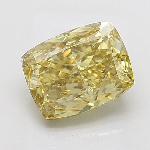 Loose Diamond - CUSHION MODIFIED 3.55ct Fancy Yellow VS1: Loose Diamond - CUSHION MODIFIED 3.55ct Fancy Yellow VS1 Source: This is a real non-mined Diamond that has been grown in a lab Shape: CUSHION MODIFIED Carats: 3.55 Color: Fancy Yellow Certification: I
