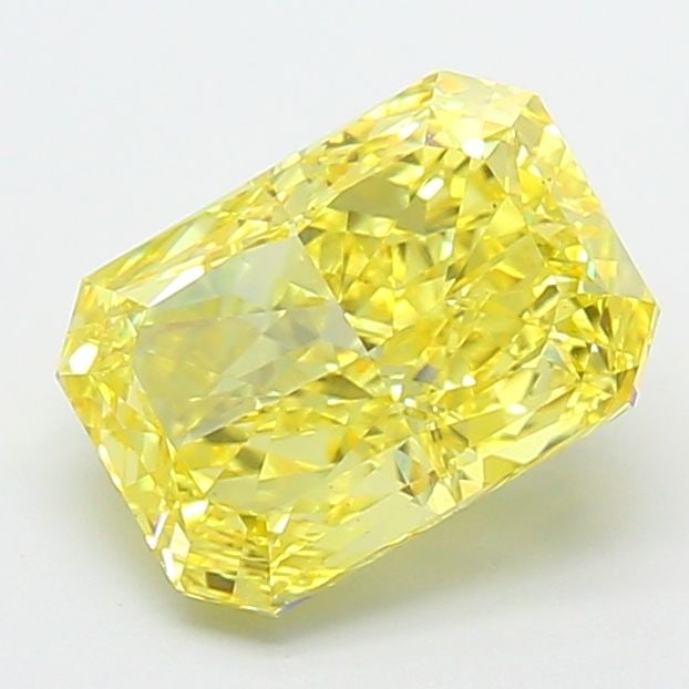 Loose Diamond - RADIANT 3.52ct Fancy Vivid Yellow VS1: Loose Diamond - RADIANT 3.52ct Fancy Vivid Yellow VS1 Source: This is a real non-mined Diamond that has been grown in a lab Shape: RADIANT Carats: 3.52 Color: Fancy Vivid Yellow Certification: IGI Vid