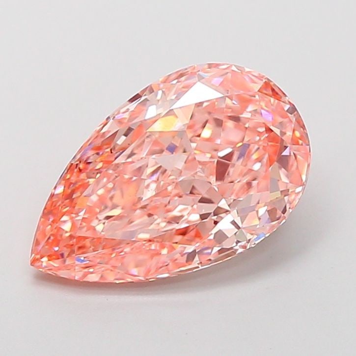 Loose Diamond - PEAR 3.64ct Fancy Vivid Pink VS1: Loose Diamond - PEAR 3.64ct Fancy Vivid Pink VS1 Source: This is a real non-mined Diamond that has been grown in a lab Shape: PEAR Carats: 3.64 Color: Fancy Vivid Pink Certification: IGI Video: