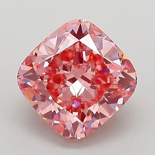 Loose Diamond - CUSHION MODIFIED 1.36ct Fancy Vivid Pink VVS2: Loose Diamond - CUSHION MODIFIED 1.36ct Fancy Vivid Pink VVS2 Source: This is a real non-mined Diamond that has been grown in a lab Shape: CUSHION MODIFIED Carats: 1.36 Color: Fancy Vivid Pink Certifi