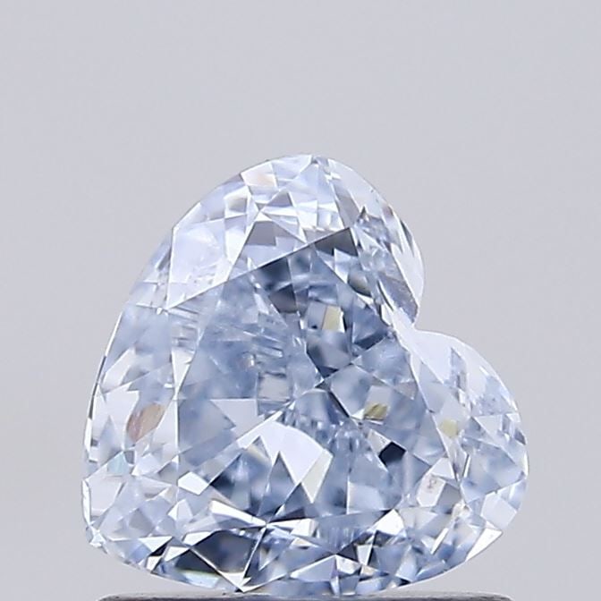 Loose Diamond - HEART 1.01ct Fancy Light Blue VVS2: Loose Diamond - HEART 1.01ct Fancy Light Blue VVS2 Source: This is a real non-mined Diamond that has been grown in a lab Shape: HEART Carats: 1.01 Color: Fancy Light Blue Certification: IGI Video: