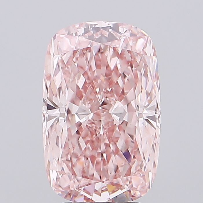Loose Diamond - CUSHION MODIFIED 5.06ct Fancy Intense Pink VS1: Loose Diamond - CUSHION MODIFIED 5.06ct Fancy Intense Pink VS1 Source: This is a real non-mined Diamond that has been grown in a lab Shape: CUSHION MODIFIED Carats: 5.06 Color: Fancy Intense Pink Cert