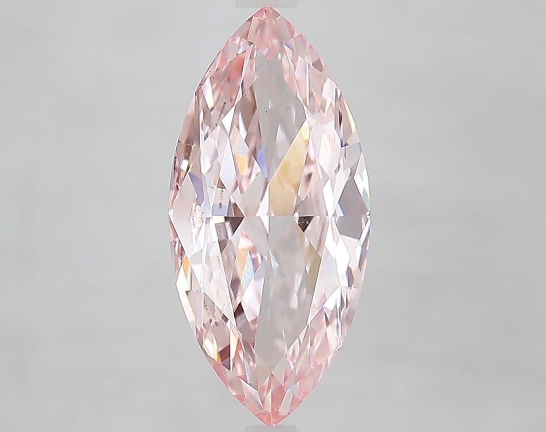 Loose Diamond - MARQUISE 3.75ct Fancy Vivid Pink VS1: Loose Diamond - MARQUISE 3.75ct Fancy Vivid Pink VS1 Source: This is a real non-mined Diamond that has been grown in a lab Shape: MARQUISE Carats: 3.75 Color: Fancy Vivid Pink Certification: IGI Video