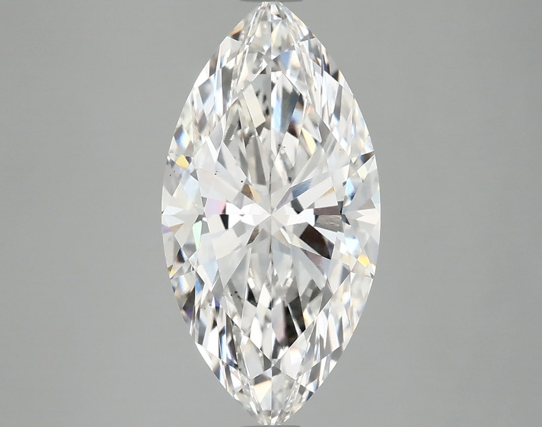 Loose Diamond - MARQUISE 3.6ct F VS2: Loose Diamond - MARQUISE 3.6ct F VS2 Source: This is a real non-mined Diamond that has been grown in a lab Shape: MARQUISE Carats: 3.6 Color: F Clarity: VS2 Certification: IGI Condition: Pre-Owned PLE