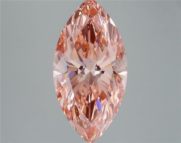 Loose Diamond - MARQUISE 4.08ct Fancy Vivid Pink VVS2: Loose Diamond - MARQUISE 4.08ct Fancy Vivid Pink VVS2 Source: This is a real non-mined Diamond that has been grown in a lab Shape: MARQUISE Carats: 4.08 Color: Fancy Vivid Pink Certification: IGI Vide