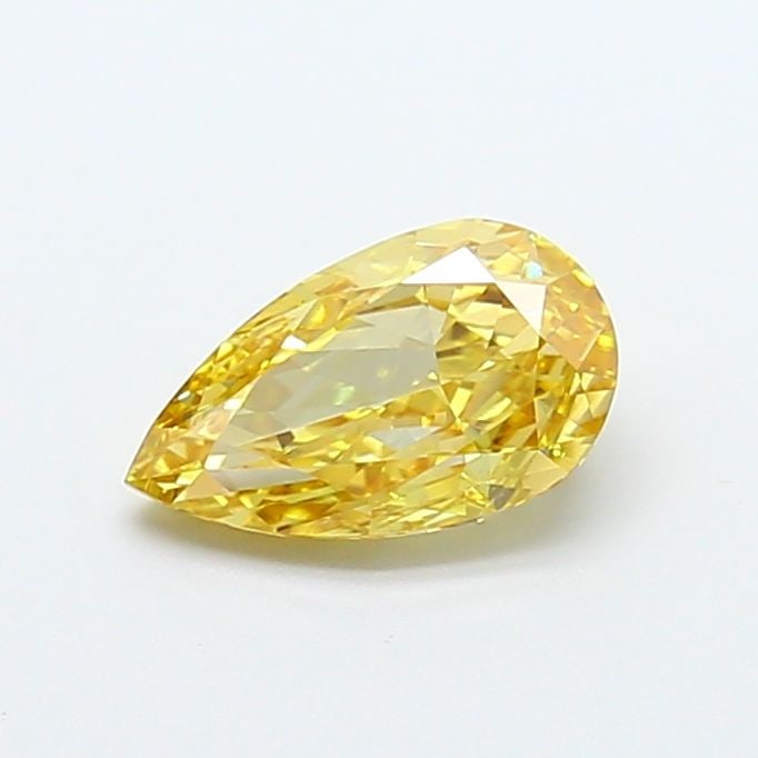 Loose Diamond - PEAR 1.53ct Fancy Intense Yellow VVS2: Loose Diamond - PEAR 1.53ct Fancy Intense Yellow VVS2 Source: This is a real non-mined Diamond that has been grown in a lab Shape: PEAR Carats: 1.53 Color: Fancy Intense Yellow Certification: IGI Vide