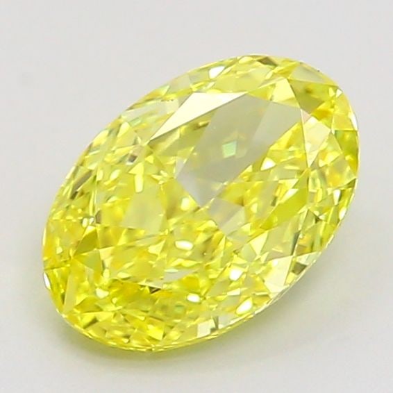 Loose Diamond - OVAL 1.01ct Fancy Vivid Yellow VS1: Loose Diamond - OVAL 1.01ct Fancy Vivid Yellow VS1 Source: This is a real non-mined Diamond that has been grown in a lab Shape: OVAL Carats: 1.01 Color: Fancy Vivid Yellow Certification: IGI Video: