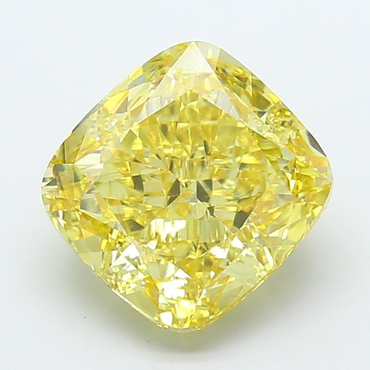 Loose Diamond - CUSHION MODIFIED 6.13ct Fancy Intense Yellow VS2: Loose Diamond - CUSHION MODIFIED 6.13ct Fancy Intense Yellow VS2 Source: This is a real non-mined Diamond that has been grown in a lab Shape: CUSHION MODIFIED Carats: 6.13 Color: Fancy Intense Yellow 