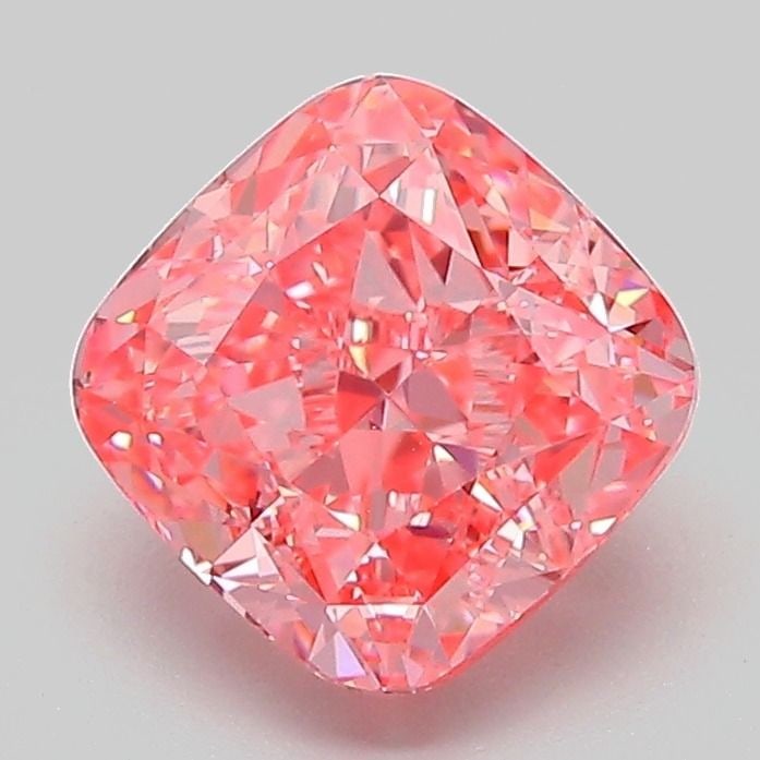 Loose Diamond - CUSHION MODIFIED 2.08ct Fancy Vivid Pink VS1: Loose Diamond - CUSHION MODIFIED 2.08ct Fancy Vivid Pink VS1 Source: This is a real non-mined Diamond that has been grown in a lab Shape: CUSHION MODIFIED Carats: 2.08 Color: Fancy Vivid Pink Certific