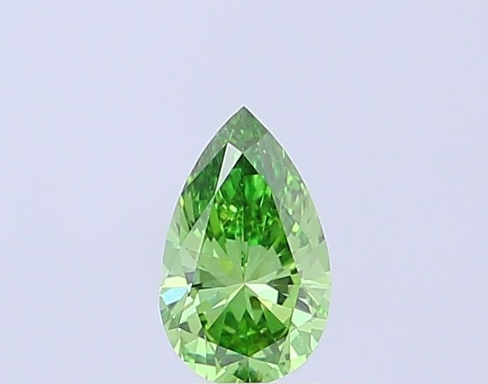 Loose Diamond - PEAR 0.51ct Fancy Vivid Green VS1: Loose Diamond - PEAR 0.51ct Fancy Vivid Green VS1 Source: This is a real non-mined Diamond that has been grown in a lab Shape: PEAR Carats: 0.51 Color: Fancy Vivid Green Certification: IGI Video: