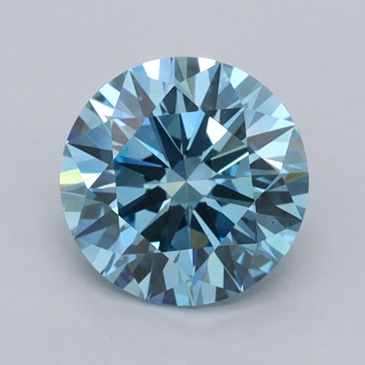 Ideal Loose Diamond - ROUND 1.02ct Fancy Vivid Blue VVS1: Ideal Loose Diamond - ROUND 1.02ct Fancy Vivid Blue VVS1 Source: This is a real non-mined Diamond that has been grown in a lab Shape: ROUND Carats: 1.02 Color: Fancy Vivid Blue Certification: IGI