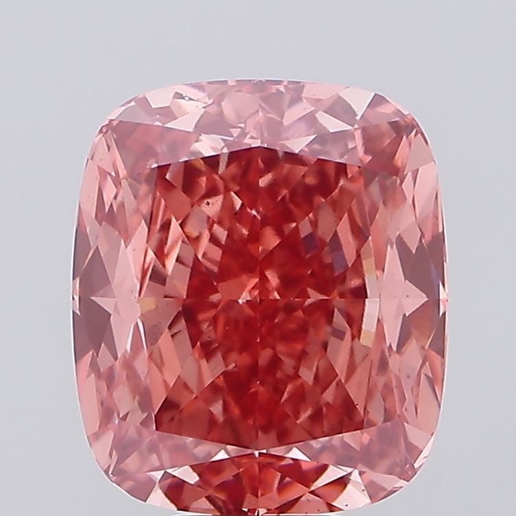 Loose Diamond - CUSHION MODIFIED 9.09ct Fancy Vivid Pink VS1: Loose Diamond - CUSHION MODIFIED 9.09ct Fancy Vivid Pink VS1 Source: This is a real non-mined Diamond that has been grown in a lab Shape: CUSHION MODIFIED Carats: 9.09 Color: Fancy Vivid Pink