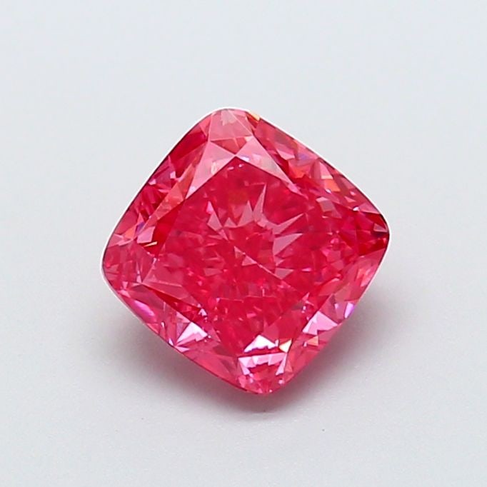 Loose Diamond - CUSHION BRILLIANT 2.06ct Fancy Vivid Pink VVS2: Loose Diamond - CUSHION BRILLIANT 2.06ct Fancy Vivid Pink VVS2 Source: This is a real non-mined Diamond that has been grown in a lab Shape: CUSHION BRILLIANT Carats: 2.06 Color: Fancy Vivid Pink Certi