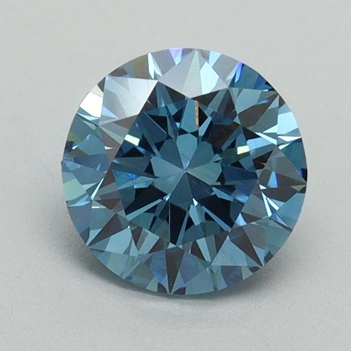 Loose Diamond - ROUND 1.06ct Fancy Vivid Blue VS1: Loose Diamond - ROUND 1.06ct Fancy Vivid Blue VS1 Source: This is a real non-mined Diamond that has been grown in a lab Shape: ROUND Carats: 1.06 Color: Fancy Vivid Blue Certification: IGI Video: