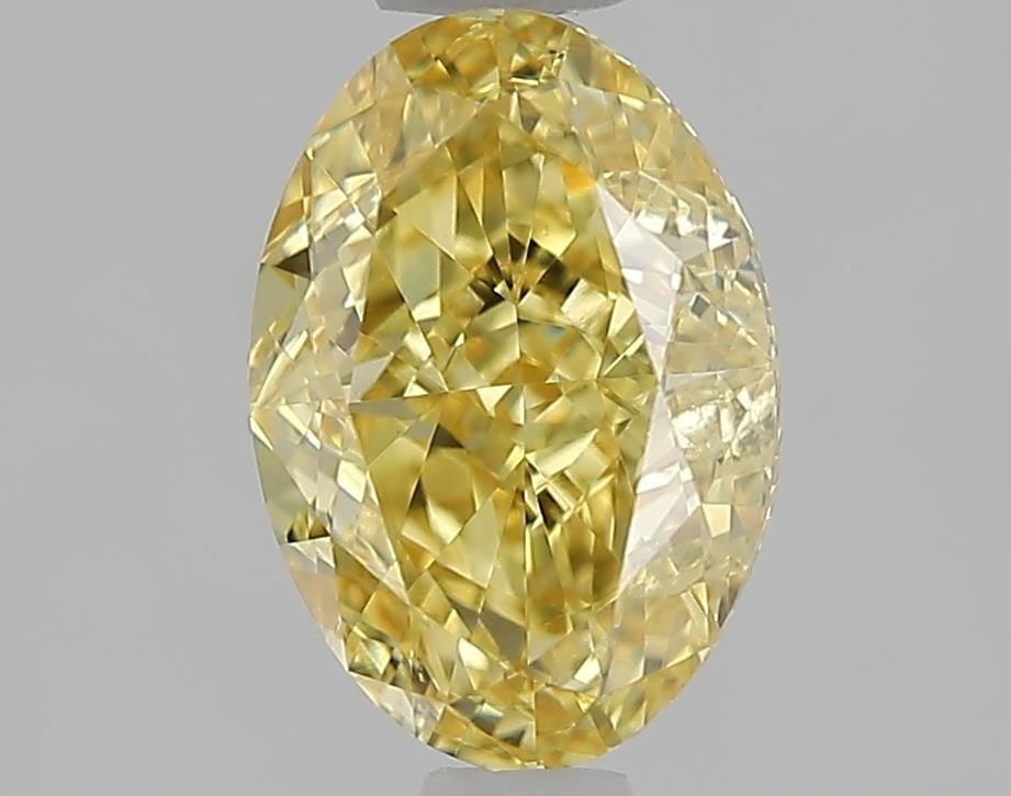 Loose Diamond - OVAL 1.52ct Fancy Intense Yellow VVS2: Loose Diamond - OVAL 1.52ct Fancy Intense Yellow VVS2 Source: This is a real non-mined Diamond that has been grown in a lab Shape: OVAL Carats: 1.52 Color: Fancy Intense Yellow Certification: IGI Vide