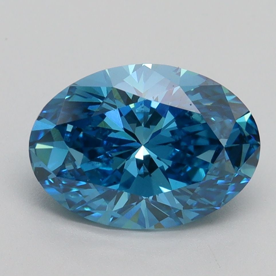 Loose Diamond - OVAL 2.52ct Fancy Vivid Blue VS2: Loose Diamond - OVAL 2.52ct Fancy Vivid Blue VS2 Source: This is a real non-mined Diamond that has been grown in a lab Shape: OVAL Carats: 2.52 Color: Fancy Vivid Blue Certification: IGI Video: