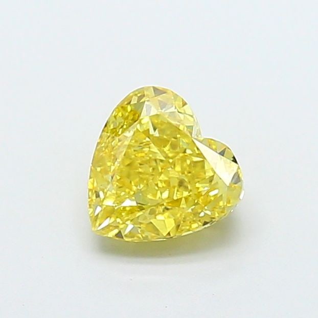 Loose Diamond - HEART 1.01ct Fancy Vivid Yellow VS1: Loose Diamond - HEART 1.01ct Fancy Vivid Yellow VS1 Source: This is a real non-mined Diamond that has been grown in a lab Shape: HEART Carats: 1.01 Color: Fancy Vivid Yellow Certification: IGI Video: