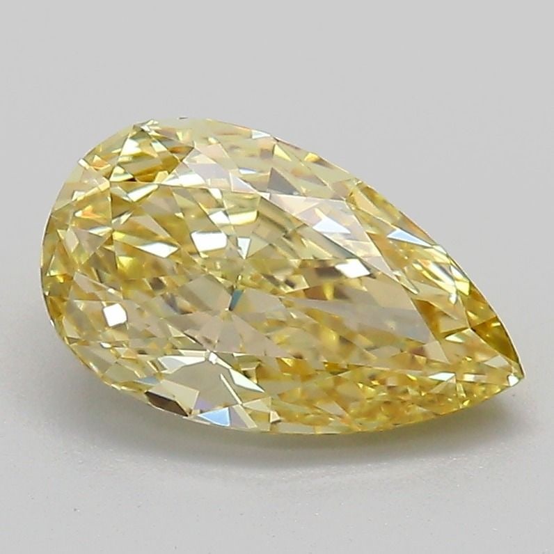 Loose Diamond - PEAR 1.59ct Fancy Intense Yellow VS1: Loose Diamond - PEAR 1.59ct Fancy Intense Yellow VS1 Source: This is a real non-mined Diamond that has been grown in a lab Shape: PEAR Carats: 1.59 Color: Fancy Intense Yellow Certification: IGI Video