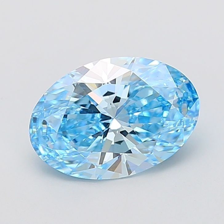 Loose Diamond - OVAL 3.09ct Fancy Vivid Blue VS1: Loose Diamond - OVAL 3.09ct Fancy Vivid Blue VS1 Source: This is a real non-mined Diamond that has been grown in a lab Shape: OVAL Carats: 3.09 Color: Fancy Vivid Blue Certification: IGI Video: