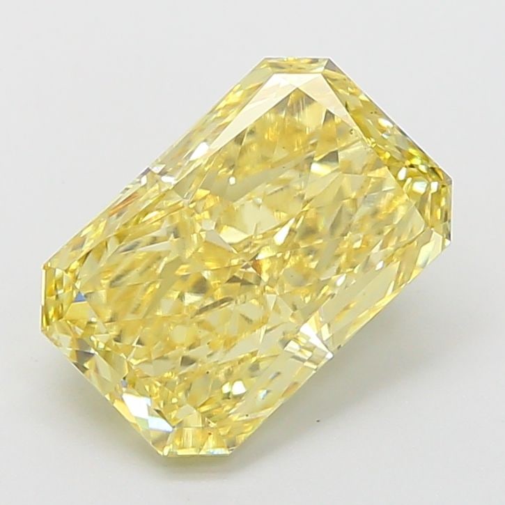 Loose Diamond - RADIANT 3.53ct Fancy Intense Yellow VS1: Loose Diamond - RADIANT 3.53ct Fancy Intense Yellow VS1 Source: This is a real non-mined Diamond that has been grown in a lab Shape: RADIANT Carats: 3.53 Color: Fancy Intense Yellow Certification: IGI