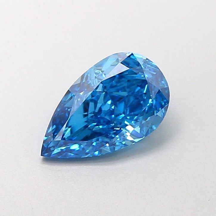 Loose Diamond - PEAR 1.16ct Fancy Vivid Blue VS1: Loose Diamond - PEAR 1.16ct Fancy Vivid Blue VS1 Source: This is a real non-mined Diamond that has been grown in a lab Shape: PEAR Carats: 1.16 Color: Fancy Vivid Blue Certification: IGI Video: