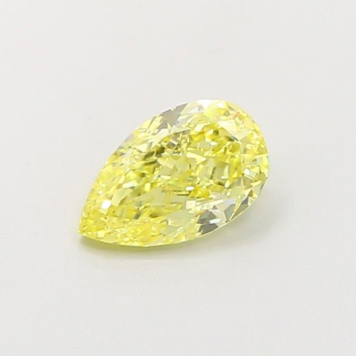 Loose Diamond - PEAR 0.77ct Fancy Vivid Yellow VS1: Loose Diamond - PEAR 0.77ct Fancy Vivid Yellow VS1 Source: This is a real non-mined Diamond that has been grown in a lab Shape: PEAR Carats: 0.77 Color: Fancy Vivid Yellow Certification: IGI Video: