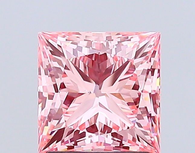Loose Diamond - PRINCESS 2.01ct Fancy Vivid Pink VVS2: Loose Diamond - PRINCESS 2.01ct Fancy Vivid Pink VVS2 Source: This is a real non-mined Diamond that has been grown in a lab Shape: PRINCESS Carats: 2.01 Color: Fancy Vivid Pink Certification: IGI Vide