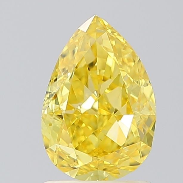 Loose Diamond - PEAR 1.5ct Fancy Vivid Yellow VS1: Loose Diamond - PEAR 1.5ct Fancy Vivid Yellow VS1 Source: This is a real non-mined Diamond that has been grown in a lab Shape: PEAR Carats: 1.5 Color: Fancy Vivid Yellow Certification: IGI Video: