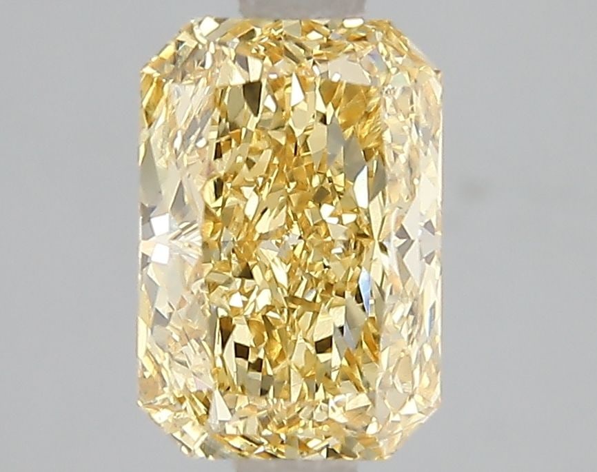 Loose Diamond - RADIANT 2.03ct Fancy Vivid Yellow VS2: Loose Diamond - RADIANT 2.03ct Fancy Vivid Yellow VS2 Source: This is a real non-mined Diamond that has been grown in a lab Shape: RADIANT Carats: 2.03 Color: Fancy Vivid Yellow Certification: IGI Vid