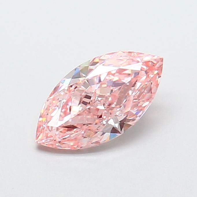 Loose Diamond - MARQUISE 1.53ct Fancy Vivid Pink VS2: Loose Diamond - MARQUISE 1.53ct Fancy Vivid Pink VS2 Source: This is a real non-mined Diamond that has been grown in a lab Shape: MARQUISE Carats: 1.53 Color: Fancy Vivid Pink Certification: IGI Video