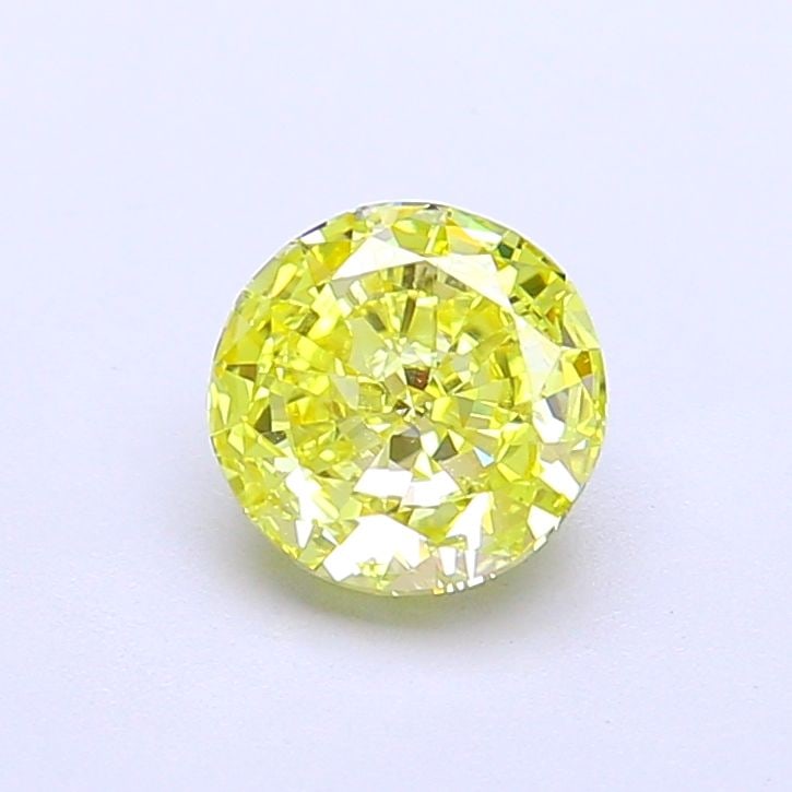 Loose Diamond - ROUND 1.08ct Fancy Intense Yellow VVS2: Loose Diamond - ROUND 1.08ct Fancy Intense Yellow VVS2 Source: This is a real non-mined Diamond that has been grown in a lab Shape: ROUND Carats: 1.08 Color: Fancy Intense Yellow Certification: IGI Vi