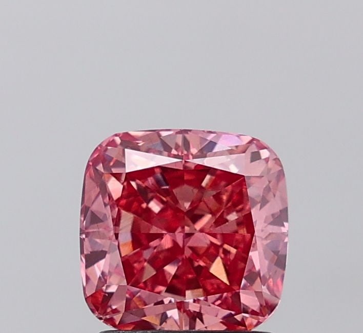 Loose Diamond - CUSHION MODIFIED 2.02ct Fancy Vivid Pink VS2: Loose Diamond - CUSHION MODIFIED 2.02ct Fancy Vivid Pink VS2 Source: This is a real non-mined Diamond that has been grown in a lab Shape: CUSHION MODIFIED Carats: 2.02 Color: Fancy Vivid Pink Certific