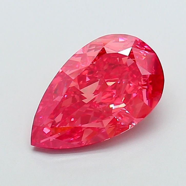 Loose Diamond - PEAR 4.1ct Fancy Vivid Pink VVS2: Loose Diamond - PEAR 4.1ct Fancy Vivid Pink VVS2 Source: This is a real non-mined Diamond that has been grown in a lab Shape: PEAR Carats: 4.1 Color: Fancy Vivid Pink Certification: IGI Video: