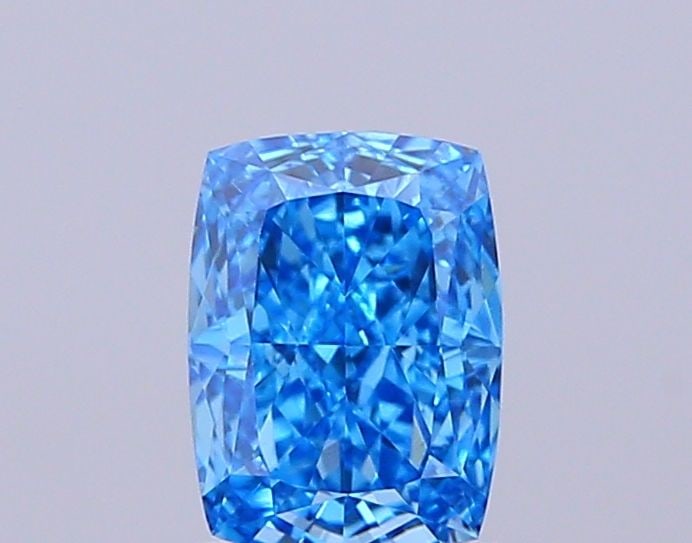 Loose Diamond - CUSHION MODIFIED 1.07ct Fancy Vivid Blue VVS2: Loose Diamond - CUSHION MODIFIED 1.07ct Fancy Vivid Blue VVS2 Source: This is a real non-mined Diamond that has been grown in a lab Shape: CUSHION MODIFIED Carats: 1.07 Color: Fancy Vivid Blue Certifi