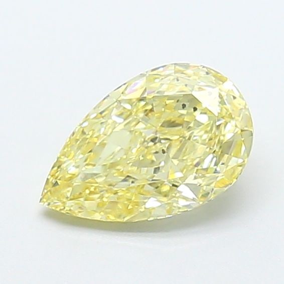 Loose Diamond - PEAR 1.17ct Fancy Yellow VS2: Loose Diamond - PEAR 1.17ct Fancy Yellow VS2 Source: This is a real non-mined Diamond that has been grown in a lab Shape: PEAR Carats: 1.17 Color: Fancy Yellow Certification: IGI PLEASE NOTE: Framed, 