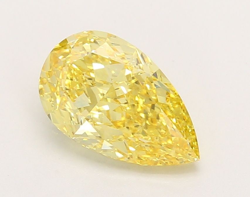 Loose Diamond - PEAR 1.66ct Fancy Vivid Yellow VS2: Loose Diamond - PEAR 1.66ct Fancy Vivid Yellow VS2 Source: This is a real non-mined Diamond that has been grown in a lab Shape: PEAR Carats: 1.66 Color: Fancy Vivid Yellow Certification: IGI Video: