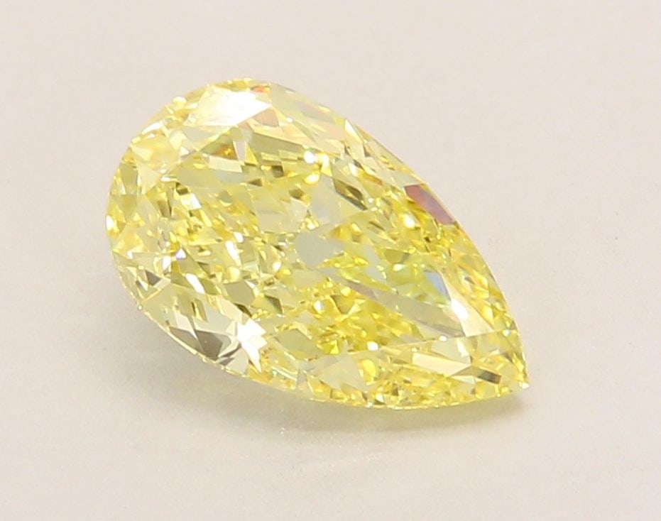 Loose Diamond - PEAR 2.0ct Fancy Intense Yellow VVS2: Loose Diamond - PEAR 2.0ct Fancy Intense Yellow VVS2 Source: This is a real non-mined Diamond that has been grown in a lab Shape: PEAR Carats: 2.0 Color: Fancy Intense Yellow Certification: IGI Video: