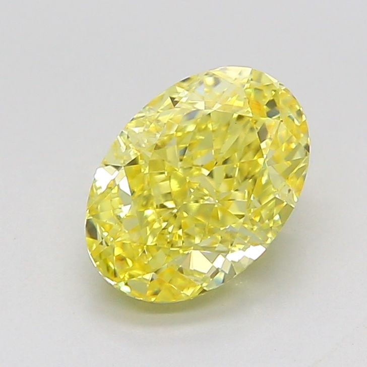 Loose Diamond - OVAL 2.0ct Fancy Intense Yellow VS1: Loose Diamond - OVAL 2.0ct Fancy Intense Yellow VS1 Source: This is a real non-mined Diamond that has been grown in a lab Shape: OVAL Carats: 2.0 Color: Fancy Intense Yellow Certification: IGI Video: